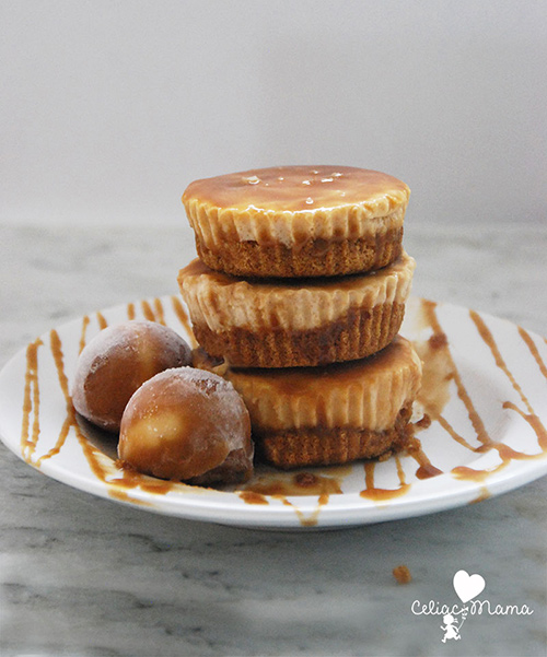 perfectlyfree vegan salted caramel vanilla ice cream cups on plate